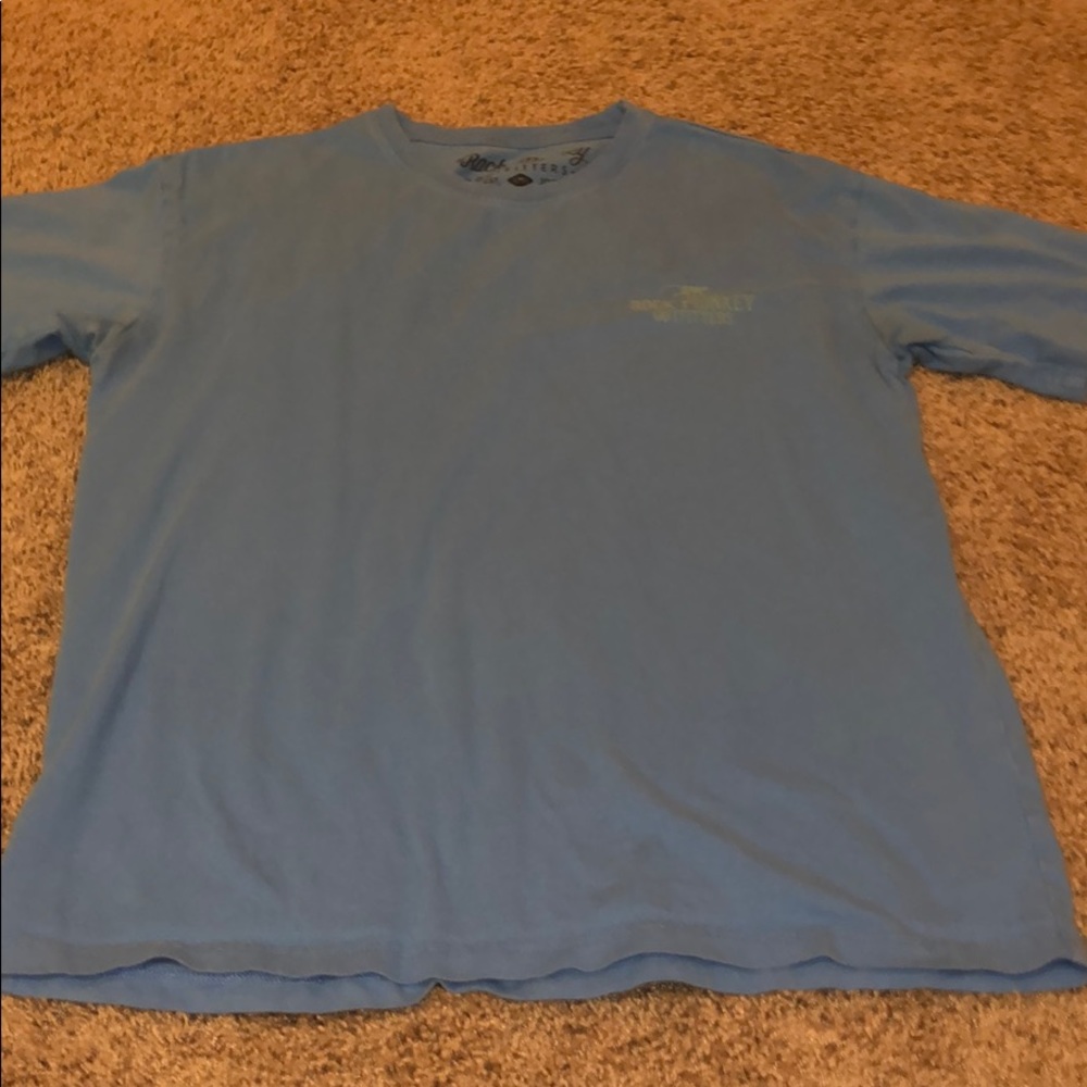 Brand New Rock Monkey Outfitters blue tshirt